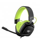 Наушники Havit HV-H2048U GAMING Black/Green (Plug USB 7.1)