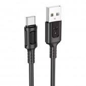 Кабель Borofone BX111 Type-C 3A Black 1m