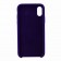 Чехол силиконовый для iPhone X/Xs Фиолетовый