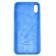 Оригинальный силиконовый чехол для iPhone X/Xs Ярко Синий FULL