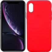 Чохол силiконовий для iPhone X/Xs Яскраво Рожевий FULL