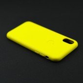 Чехол силиконовый для iPhone X/Xs Желтый FULL Чехол силиконовый для iPhone X/Xs Желтый FULL