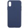 Чехол силиконовый для iPhone X/Xs Синий FULL