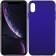Чехол силиконовый для iPhone Xr Тёмно Фиолетовый FULL
