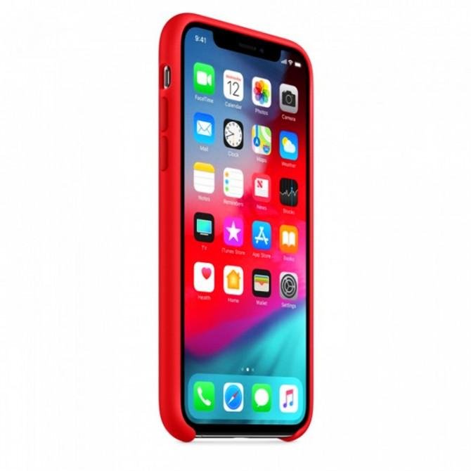 Чехол силиконовый для iPhone Xr Красный FULL-2
