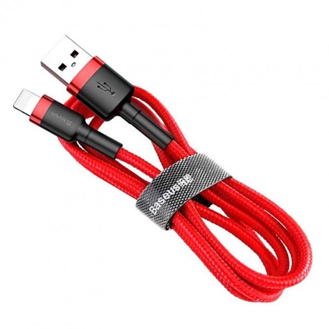 Кабель Baseus Cafule Lightning (CALKLF-B09) Red 1m