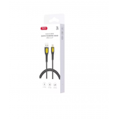 Кабель USB XO NB280 Jian Yan Series Type-C 3A/1m Black Кабель USB XO NB280 Jian Yan Series Type-C 3A/1m Black