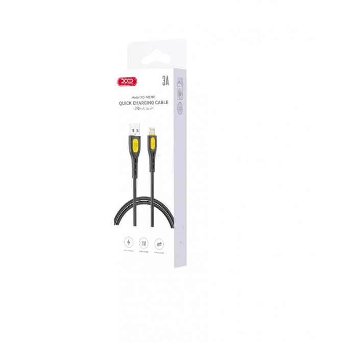 Кабель USB XO NB280 Jian Yan Series Type-C 3A/1m Black-1