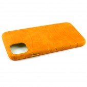 Чохол Leather Croc для Apple Iphone 11 Orange Чохол Leather Croc для Apple Iphone 11 Orange