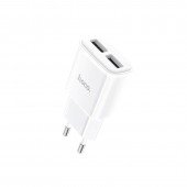 СЗУ 2USB Hoco C88A + Type-C White (2.4A) СЗУ 2USB Hoco C88A + Type-C White (2.4A)