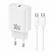 Мережевий зарядний пристрій XO CE41 30W USB-C+Type-c White