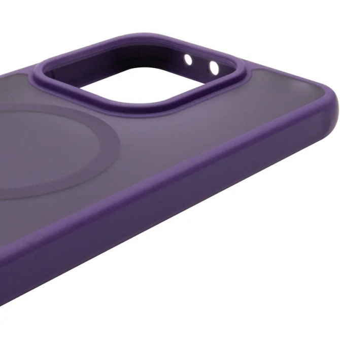 Чохол TPU+PC Lyon Frosted series with Magsafe Xiaomi Redmi Note 14 4G Purple-3