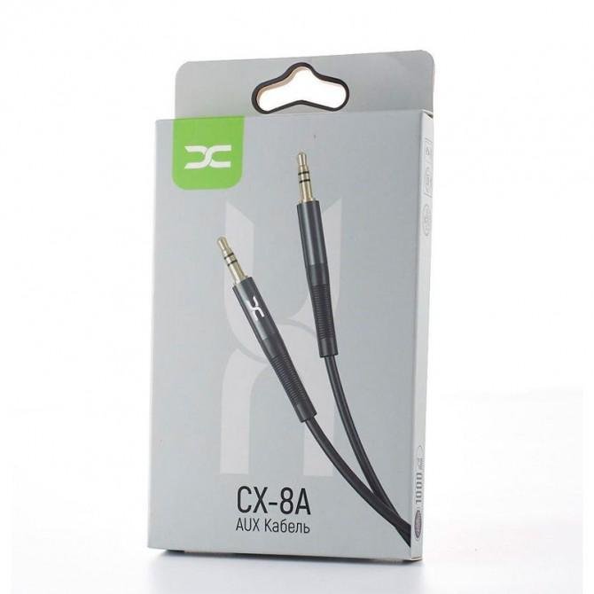 Кабель AUX audio DC CX-8A 1m Black-1