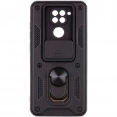 Чохол HONOR Hard Defence Series Xiaomi Redmi Note 9/ Redmi 10X Black (with Camshield and magnet) Чохол HONOR Hard Defence Series Xiaomi Redmi Note 9/ Redmi 10X Black (with Camshield and magnet)
