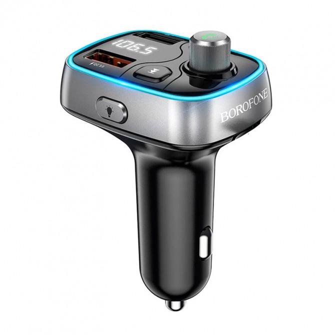 ФМ Модулятор Borofone BC32 QC3.0 Black-2