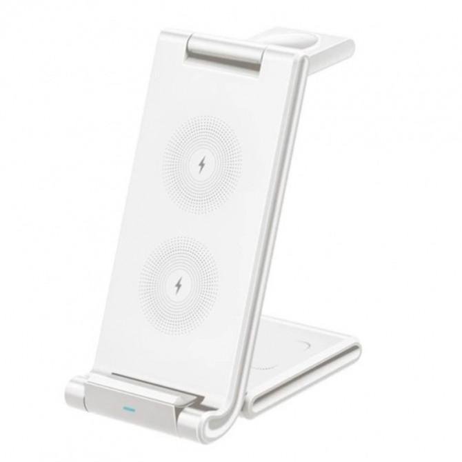 Беспроводные зарядные устройства WALKER WH-53 3in1 White