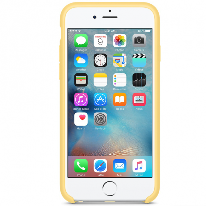 Чехол силиконовый для iPhone 7/8 Светло Коричневый-1