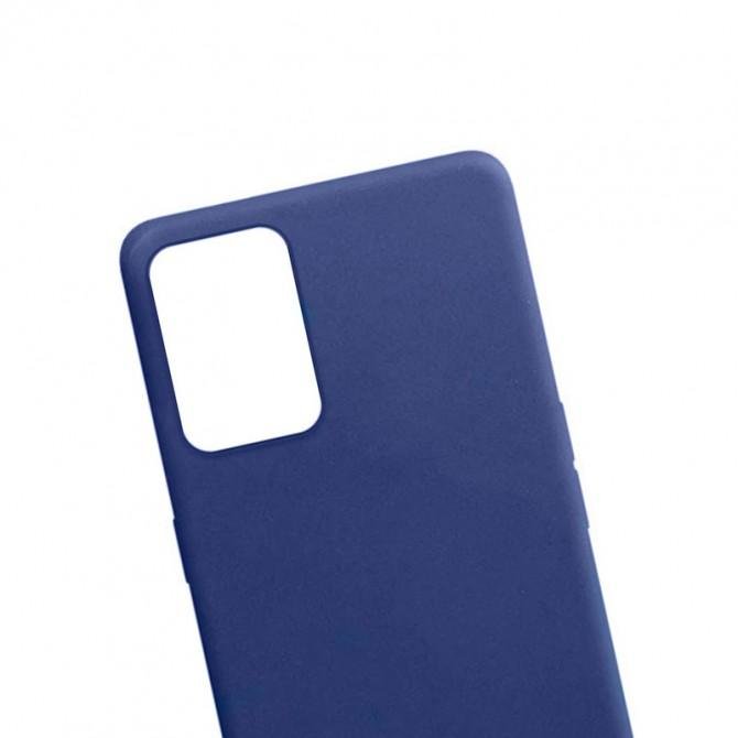 Силиконовый чехол Candy для Oppo A74 Синий-2