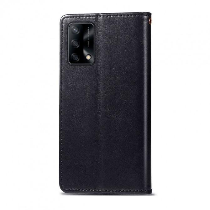 Чехол-книжка GETMAN Gallant for Oppo A74 4G Black-1
