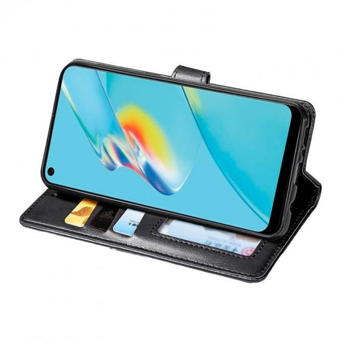 Чехол-книжка GETMAN Gallant for Oppo A74 4G Black-2