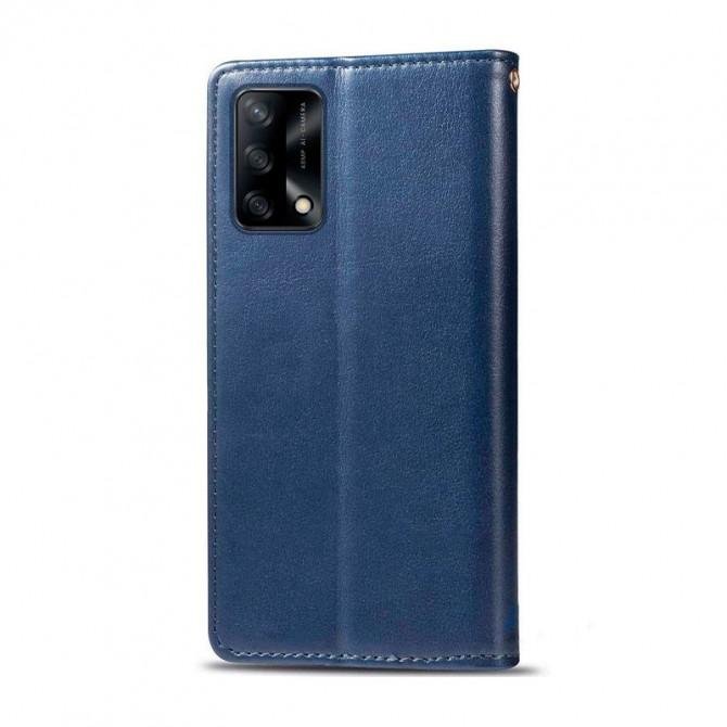Чехол-книжка GETMAN Gallant for Oppo A74 4G Blue-1