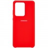 Чехол Original Soft Case Samsung G988 Galaxy S20 Ultra Красный FULL