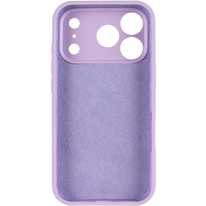 Силиконовый чехол для iPhone 17 Pro Lilac FULL (NO LOGO)-2