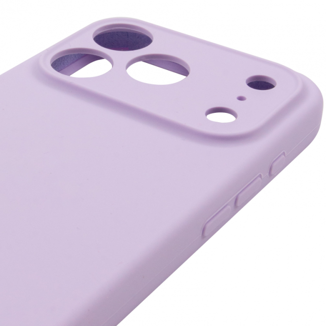 Силиконовый чехол для iPhone 17 Pro Lilac FULL (NO LOGO)-3