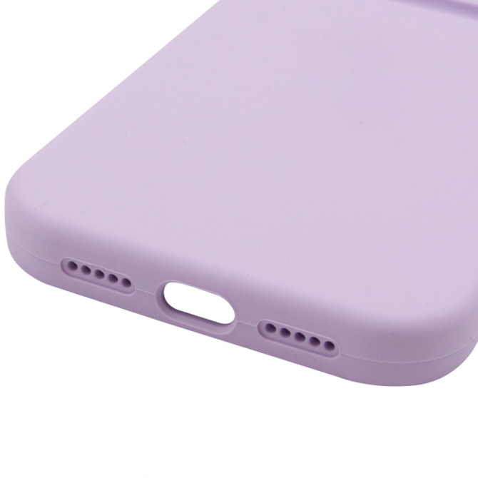 Силиконовый чехол для iPhone 17 Pro Lilac FULL (NO LOGO)-4