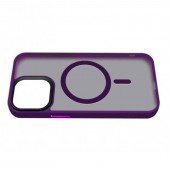 Чехол Pjur with Magsafe for iPhone 12 Pro Max Purple Чехол Pjur with Magsafe for iPhone 12 Pro Max Purple