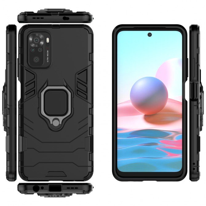 HONOR Hard Defence Series Xiaomi Redmi Note 10 Black (with magnet)