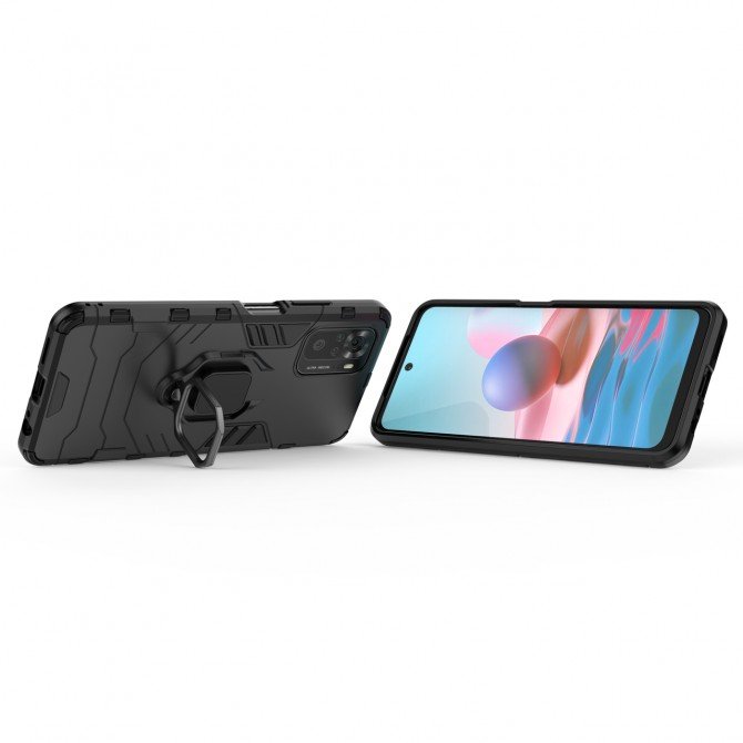 HONOR Hard Defence Series Xiaomi Redmi Note 10 Black (with magnet)-3