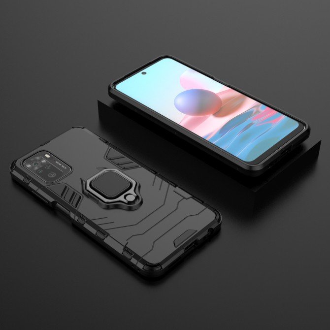 HONOR Hard Defence Series Xiaomi Redmi Note 10 Black (with magnet)-1