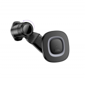 Холдер Hoco HW30 Car Holder + Magnetic Wireless Charger Black Metal Холдер Hoco HW30 Car Holder + Magnetic Wireless Charger Black Metal
