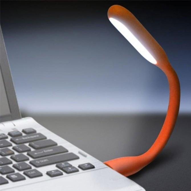 Ліхтарик USB Помаранчевий-6