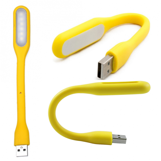 Ліхтарик USB Жовтий