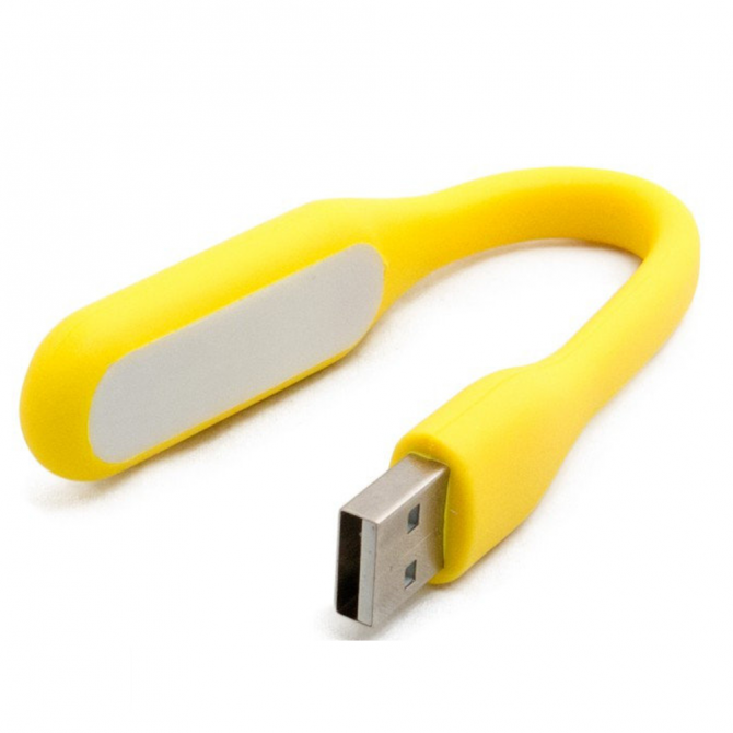 Ліхтарик USB Жовтий-3