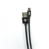 Кабель REMAX MICRO JEWELLERY RC-058m (ХРЕСТ, ЧОРНИЙ) Кабель REMAX MICRO JEWELLERY RC-058m (ХРЕСТ, ЧОРНИЙ)