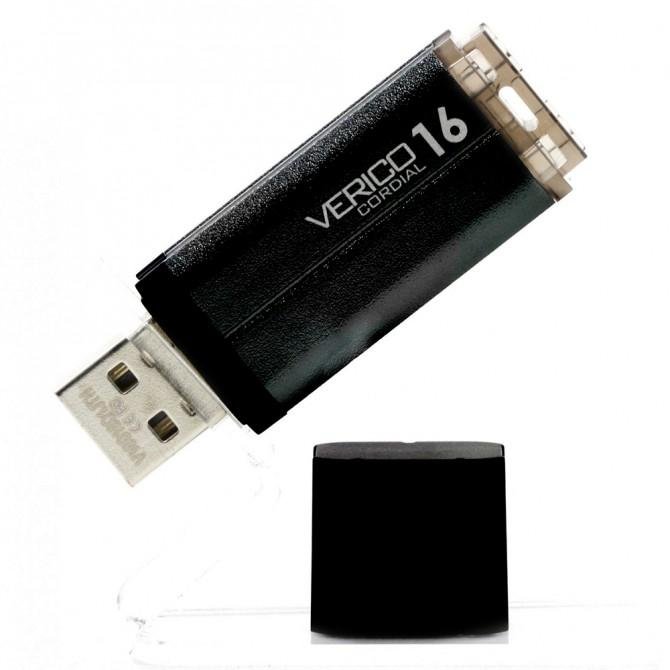 Флеш пам'ять Verico USB 16Gb Cordial Чорний-1
