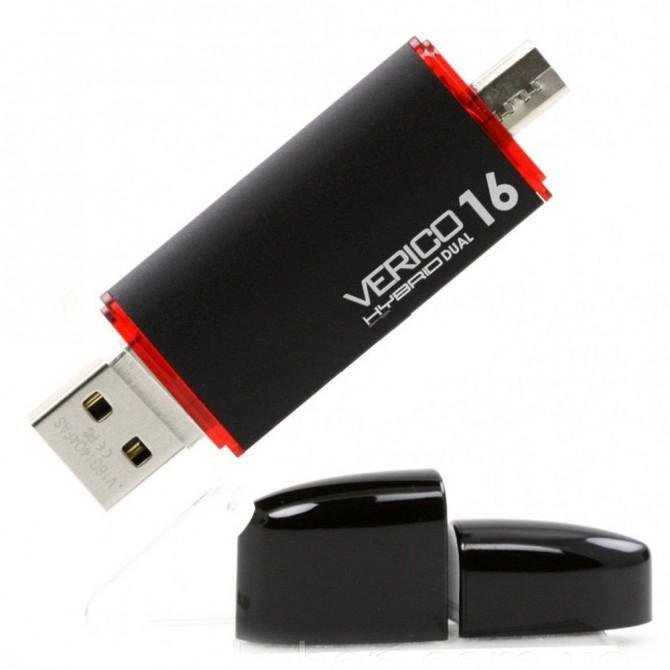 Флеш память Verico USB 16Gb Hybrid Dual