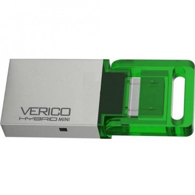 Флеш память Verico USB 16Gb Hybrid Mini Green-2