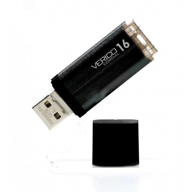 Флеш память Verico USB 4Gb Cordial Чёрный