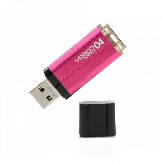Флеш пам'ять Verico USB 8Gb Cordial Рожевий-1