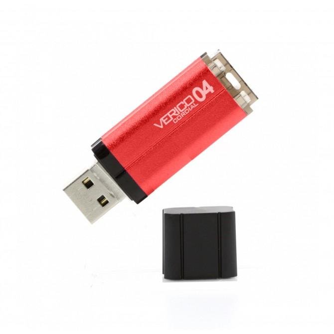 Флеш память Verico USB 8Gb Cordial Красный