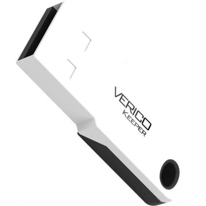 Флеш память Verico USB 8Gb Keeper Белый+Чёрный-1