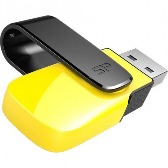 Флеш память Verico USB 8Gb Keeper Жёлтый+Чёрный-2