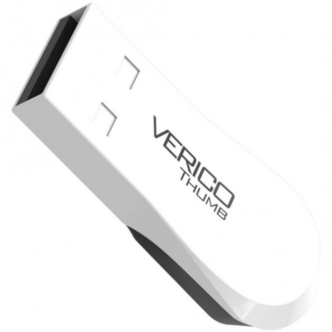 Флеш память Verico USB 8Gb Thumb Белый+Чёрный-2