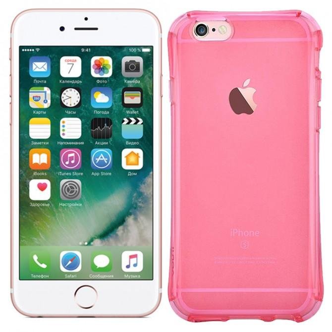 Чехол Vouni Anti Shock TPU для iPhone 6S/6 Crystal Red