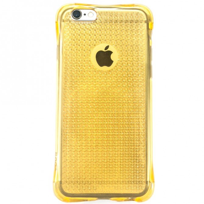 Чохол Vouni Anti Shock TPU Case Glitter для iPhone 6S/6 Шампанський Золотий-1