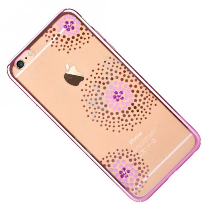 Чехол Vouni Cystal Sun flower для iPhone 6S Plus/6 Plus Rose Pink-3